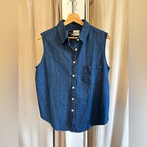 Vintage WilliWear Sport Denim Blouse- Large